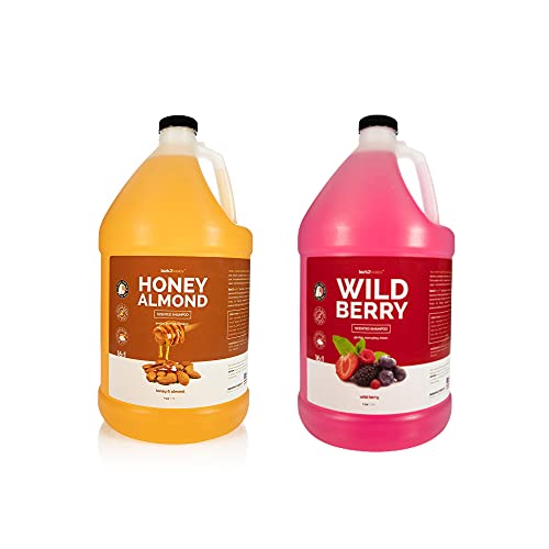 Bark2Basics Dog Shampoo Bundle - Soothes & Hydrates, Herbal Ingredients, Gallon Size - 2 Pack