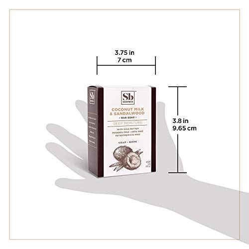 Soapbox Bar Soap - Moisturizing Shea Butter & Olive Oil, Vegan & Cruelty-Free - 5oz (Pack of 3)