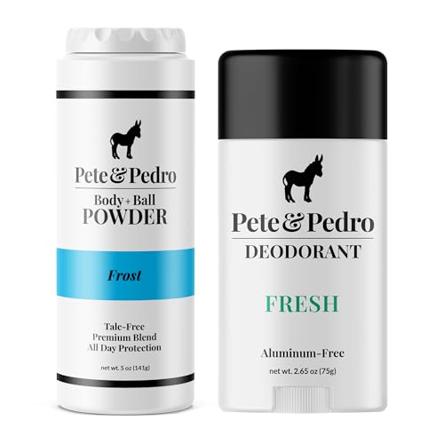 Pete & Pedro Deodorant Combo - Talc-Free, Aluminum-Free, Eucalyptus & Spearmint - 7.65oz
