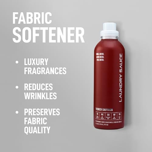 Laundry Sauce Bundle Set - Luxury Scented Pods & Softener, Essential Oils, French Saffron