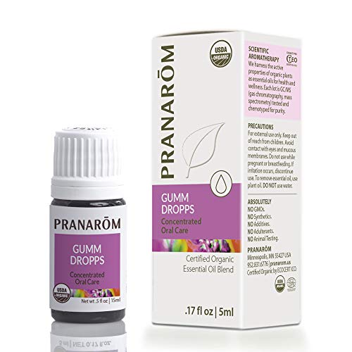Pranarom Mouthwash - Promotes Oral Health, Soothes Pain, Pure Essential Oils - 5ml