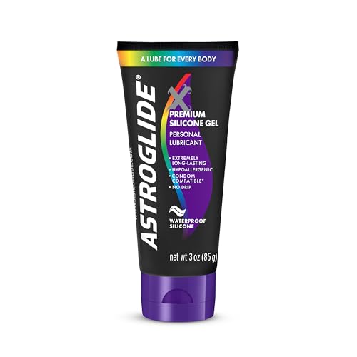 Astroglide Silicone Personal Care Set - Long-Lasting, Waterproof, Hypoallergenic - 3oz