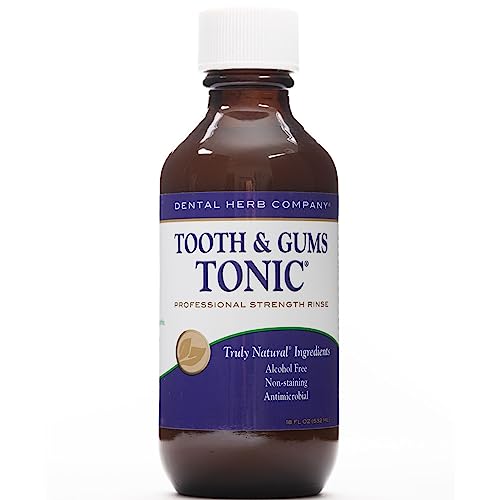 Dental Herb Company Mouthwash - Relieves Bad Breath & Gum Inflammation, Alcohol-Free - 18oz