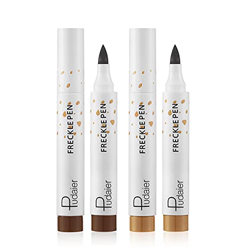 Freckle Pen - Natural Simulation, Waterproof & Long-Lasting, Safe Ingredients - 2 Colors, 0.17 Fl Oz
