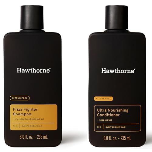 Hawthorne Men's Shampoo & Conditioner Set - Moisturizes, Non-Frizz, Sulfate Free - 8oz Each