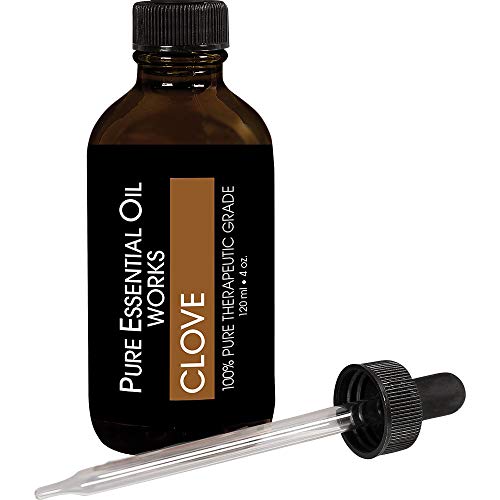 Pure Essential Oil Works Clove Oil - Warming & Soothing Aroma, Paraben-Free - 4oz