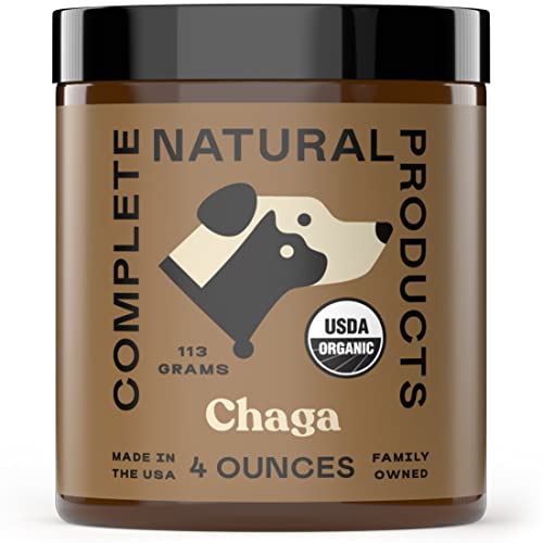 Complete Natural Products Organic Chaga Mushroom Powder - Immune Boost & Joint Support - 4oz
