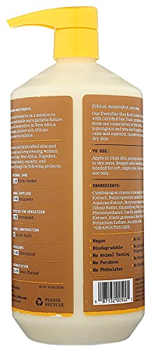 Alaffia EveryDay Shea Body Lotion - Deep Moisture for Dry Skin, Fair Trade Ingredients - 16 Fl Oz