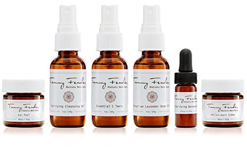 Tammy Fender Skin Care Set - Purifies & Balances Oily Skin, Organic Ingredients - 6 Pieces