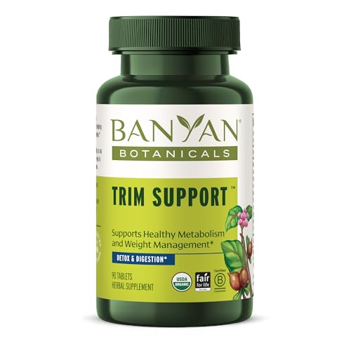 Banyan Botanicals Trim Support - Natural Metabolism Boost with Ayurvedic Herbs - 90 Tablets