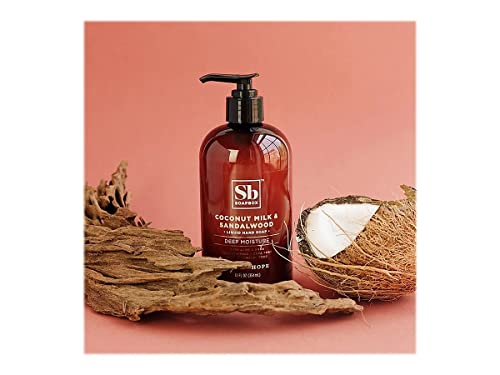 Moisturizing Hand Soap - Deep Hydration, Coconut Milk & Sandalwood Scent - 12 fl. oz. Pump
