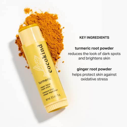 Cocokind Turmeric Mask Stick - Reduces Inflammation, Brightens Dark Spots - 0.59oz