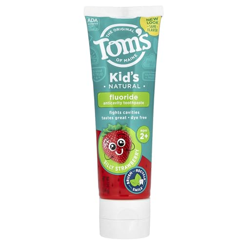Tom's of Maine Children's Dental Care - Fluoride Protection, Natural Strawberry Flavor - 5.1oz