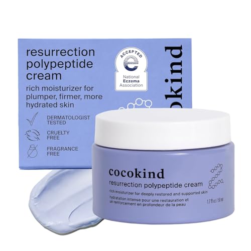 Cocokind Resurrection Polypeptide Cream - Hydrating, Peptide-Rich, Sensitive Skin Approved - 1.7oz