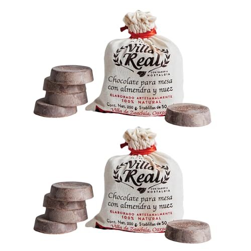 Verve CULTURE Mexican Hot Chocolate - Dairy Free, Gourmet Spicy Discs, 250g, 2-Pack