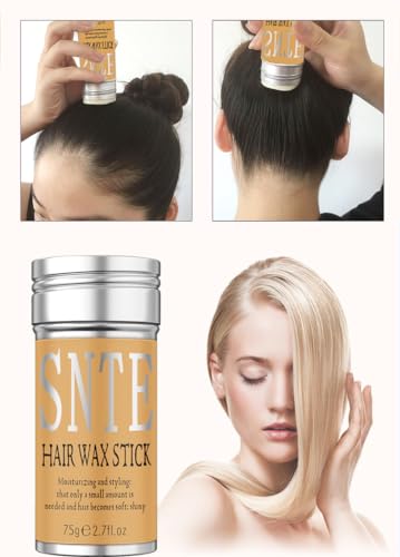 Samnyte Hair Wax Stick - Tames Flyaways, Nourishing Plant Ingredients, 2.7 Fl Oz