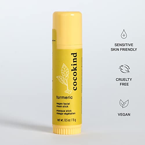 Cocokind Turmeric Mask Stick - Reduces Inflammation, Brightens Dark Spots - 0.59oz