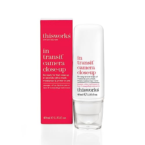 This Works In Transit Camera Close-Up - Hydrating Moisturizer & Primer, Plump & Brighten - 1.35oz