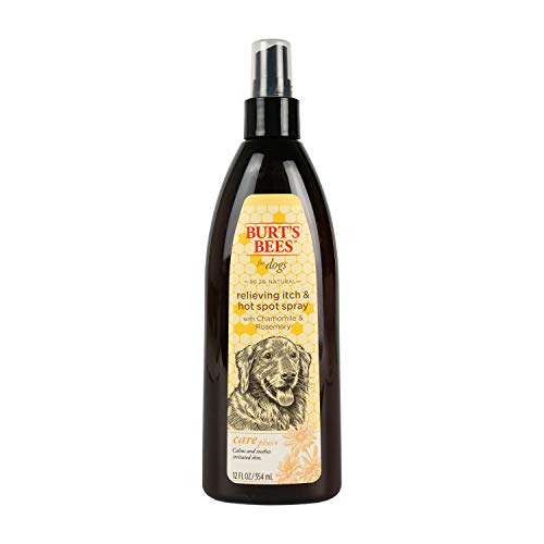 Burt's Bees Dog Flea & Tick Spray - Soothes Hot Spots with Chamomile & Rosemary - 12oz