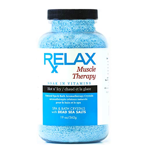 Relax Spa & Bath Muscle Therapy Soak - Epsom & Dead Sea Salts, Eucalyptus Mint Scent - 19oz