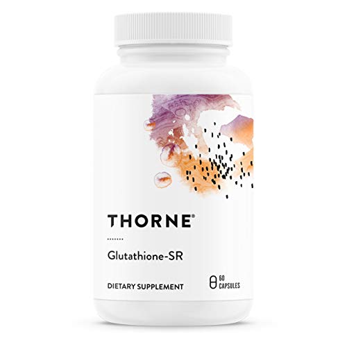 THORNE Glutathione-SR Detox Supplement - Antioxidant Support for Liver, Brain & Heart - 60 Capsules