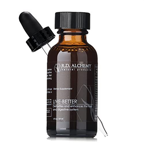 RD Alchemy Detox & Cleanse Supplement - Supports Liver Health, Gentle Toxin Elimination - 1 fl oz