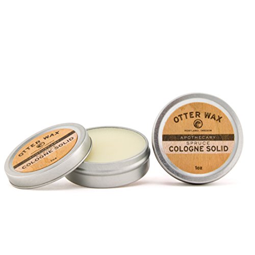 Otter Wax Cologne Solid - All-Natural Fragrance, Beeswax & Shea Butter Base - 1oz