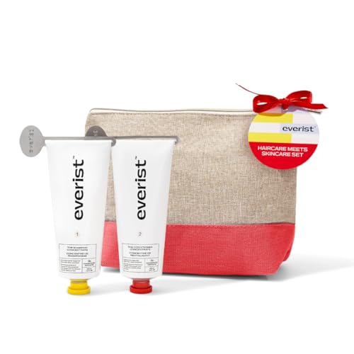 Everist Hair Care Set - Deep Hydration & Smoothing, Plant-Based, Color-Safe - 3.4 fl oz Each