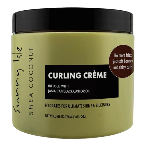 Sunny Isle Hair Care Treatment - Curl Definition & Frizz Control, Jamaican Black Castor Oil - 16oz