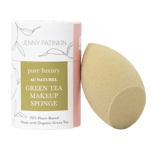 Jenny Patikin Green Tea Makeup Sponge - Flawless Blending, Vegan & Plant-Based - 70% Organic