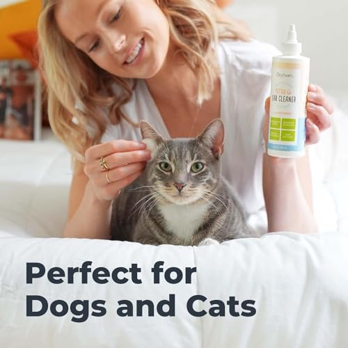 Oxyfresh Dog Ear Cleaner - Relieves Itchy Ears, Non-Toxic Formula - 8oz