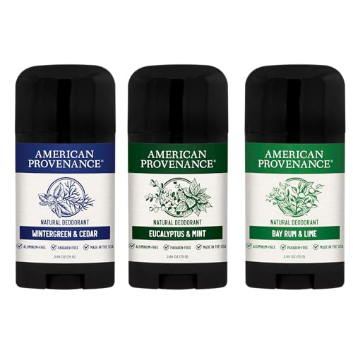 American Provenance Deodorant Bundle - Aluminum-Free, Natural Ingredients for All-Day Protection