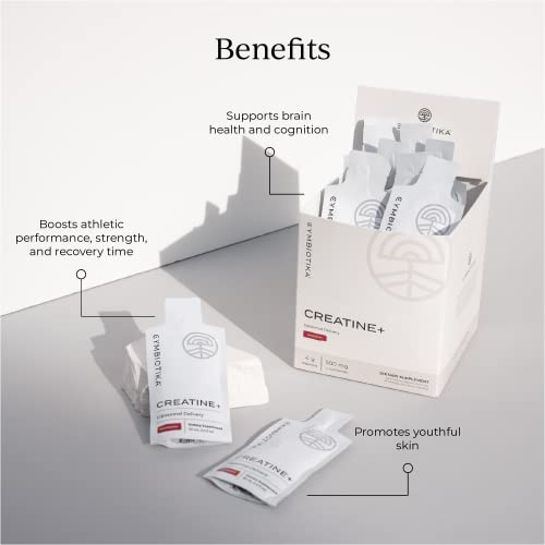 CYMBIOTIKA Creatine+ & Plant Protein Bundle - Boost Energy, Recovery & Muscle Health - 1lb
