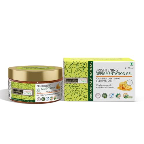 INDUS VALLEY Brightening Skin Cream - Reduces Dark Spots, Natural Ingredients - 50ml