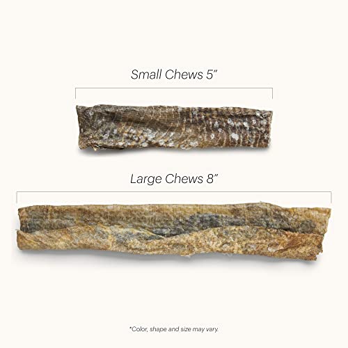 The Honest Kitchen Dog Treat - 100% Cod Skins, High Protein, Human Grade, 5.5 Oz