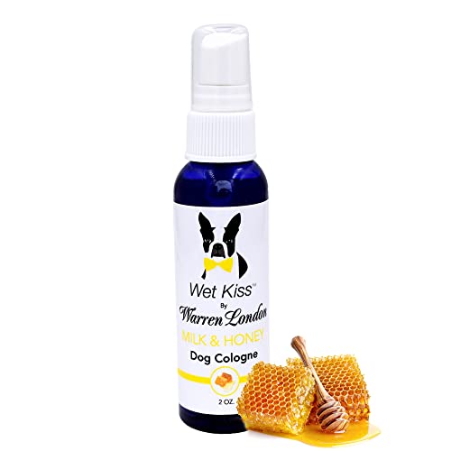 Warren London Pet Cologne - Long-Lasting Odor Eliminator, Milk & Honey Scent - 2oz