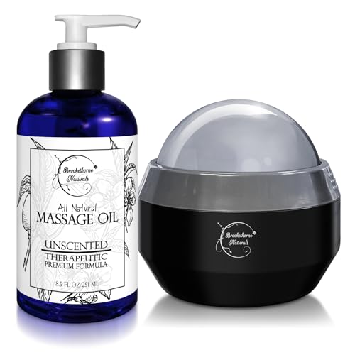 Ultimate Massage Bundle - Personalized Relief with Natural Oils & CryoGlide Massage Ball