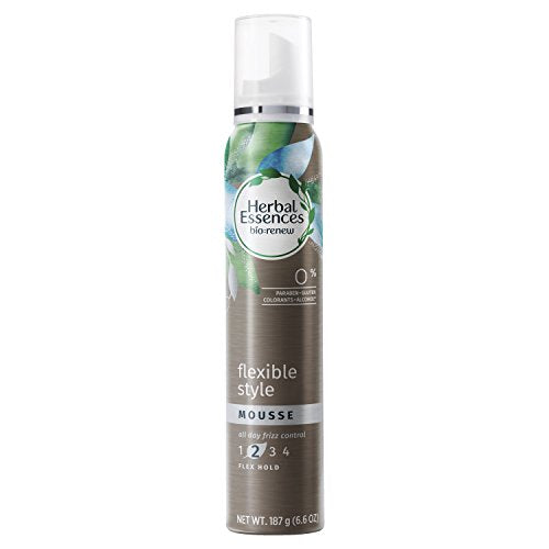 Herbal Essences Hair Mousse - Flexible Hold, Color Safe, Antioxidant Formula - 6.6 FL OZ