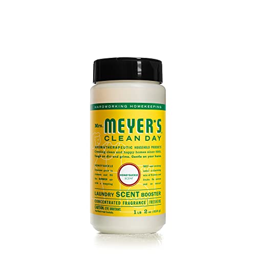 Mrs. Meyer's Laundry Booster - Fresh Honeysuckle Scent, Cruelty-Free Formula - 18 oz