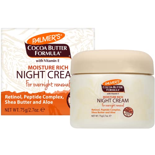 Palmer's Cocoa Butter Night Cream - Retinol & Peptides for Youthful Skin - 2.7oz