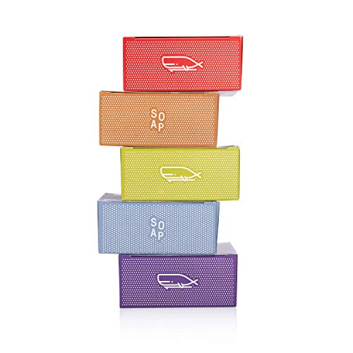 Old Whaling Co Soap Set - Moisturizing Lather, Natural Oils, 5 Sea-Inspired Scents - 5oz Each