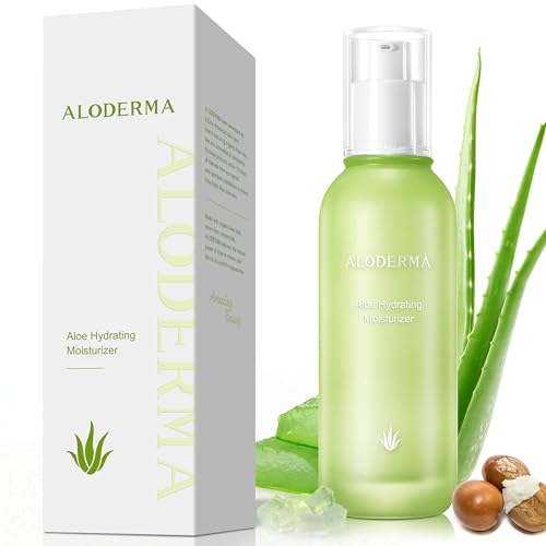 Aloderma Aloe Vera Face Moisturizer - Deep Hydration & Nourishment, Oil-Free - 3.5oz