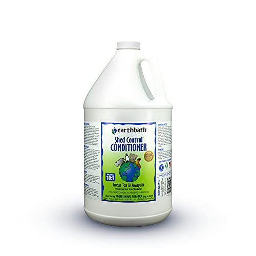 earthbath Dog Shampoo - Reduces Shedding & Dander, Natural Ingredients - 128 Oz
