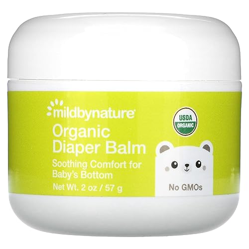 Mild By Nature Organic Diaper Balm - Soothing Comfort, USDA Organic, 2 oz (57 g)