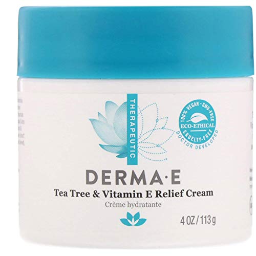 Derma E Moisturizer - Soothes Blemishes & Rashes, Vegan, Paraben-Free - 4oz (2-Pack)