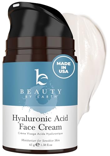 Hyaluronic Acid Face Moisturizer - Deep Hydration, Anti-Aging, Organic Ingredients - 4oz