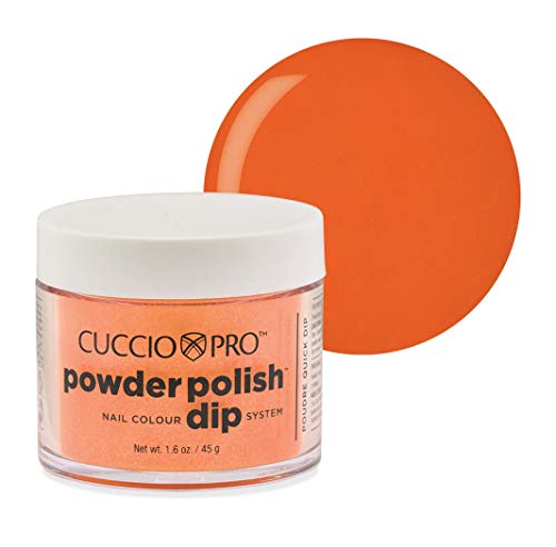 Cuccio Colour Nail Polish - Rich Pigment, Strengthens Nails, Durable Finish - Carrot Orange - 1.6oz