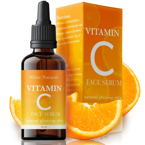 Pure Vitamin C Facial Serum - Hydrates, Reduces Dark Spots & Fine Lines - 1oz