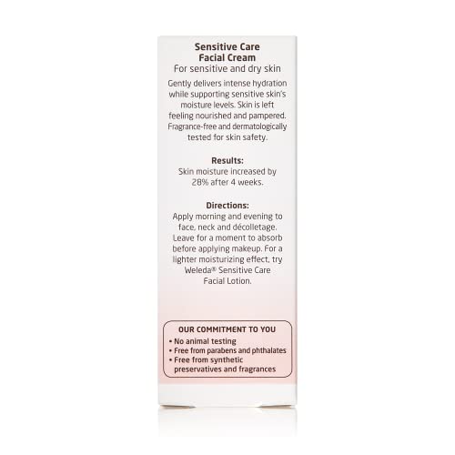 Weleda Sensitive Care Moisturizer - Fragrance-Free Comfort with Almond Oil - 1oz