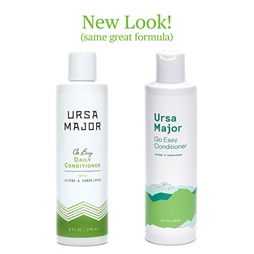Ursa Major Go Easy Shampoo & Conditioner Set - Soft, Healthy Hair, Vegan, Gluten-Free - 8oz, 2 Count
